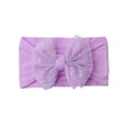 thumbnail image 1 of Qopobobo Headbands For Girls Baby Girls Bows Headbands Nylon Hairbands Ribbon Bow Hair Accessories for Newborns Infants Toddlers and Kids Purple,One Size, 1 of 3