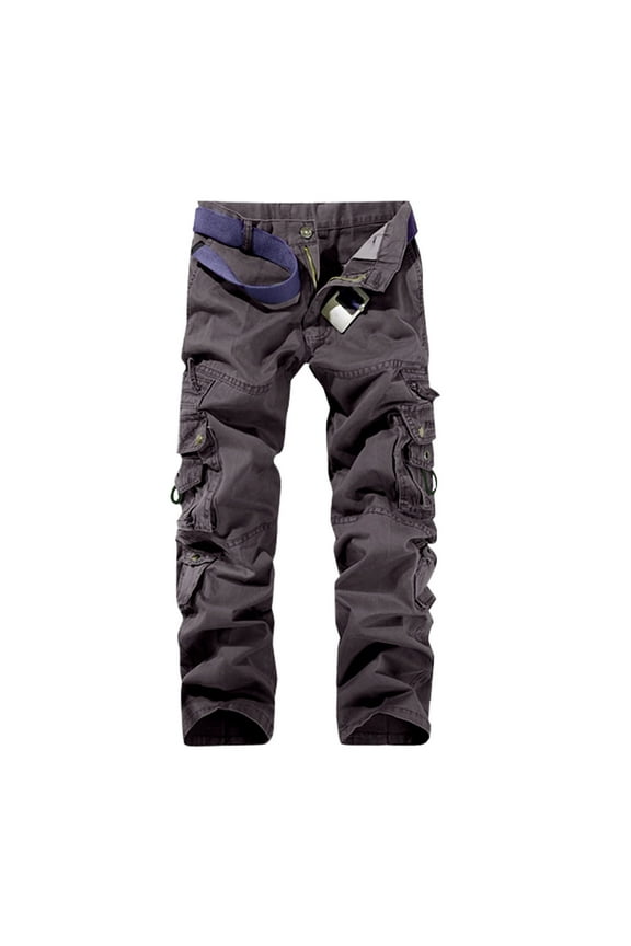 Men'S Pants Men Cargo Pants Men's Extreme Motion Canvas Cargo Pant Grey,32