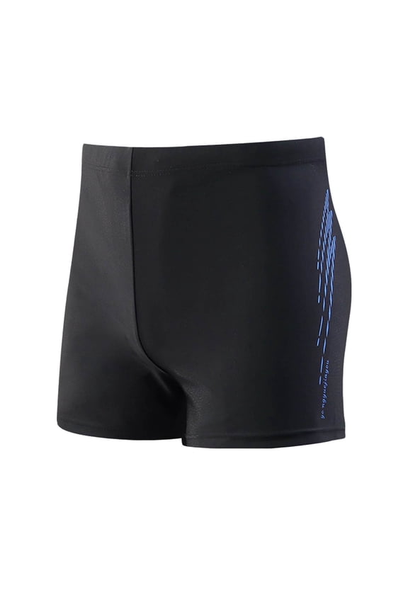 Men Swim Trunks Short Men's Leaf Print Swim Briefs,Stretch Beachwear Swim Trunks, Vibrant Athletic Bathing Suit for Pool and Vacation Dark Blue,XL