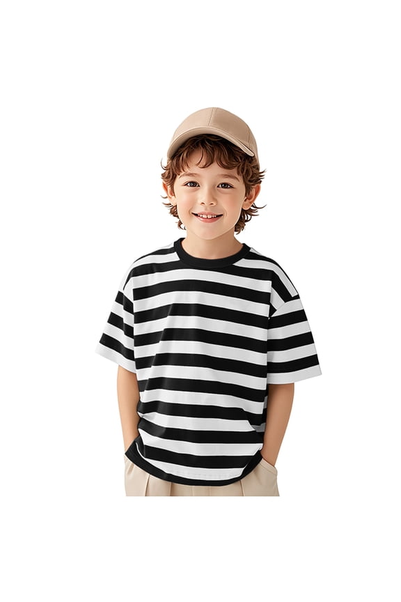 Toddler Boy Clothes Boys Outdoor Play Tops Boys Girls Shirts Graphic T-Shirt Neon Clothes Kids Novelty Youth Short Sleeve Animal Print Tees Black,9-10 Years