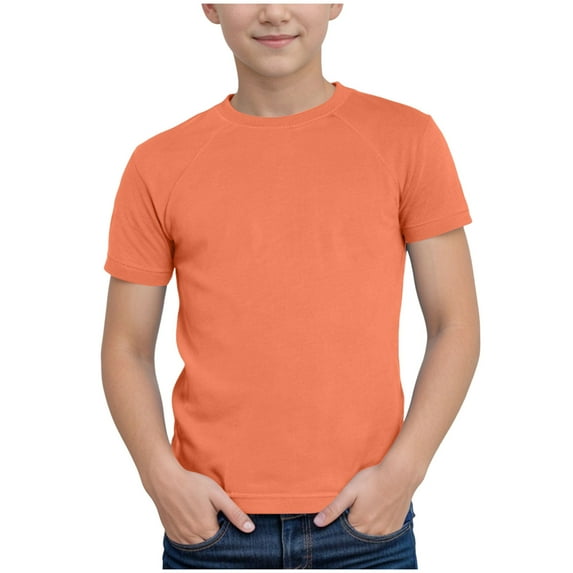 Qopobobo Toddler Boy Shirts Toddler Shirts Baby-Boys And Toddler Basic Short Sleeve Tee Gold,5-6 Years