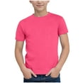 thumbnail image 1 of Qopobobo Toddler Clothes Toddler Shirts Toddler T-Shirt, Crew Neck, Short Sleeve Hot Pink,5-6 Years, 1 of 7