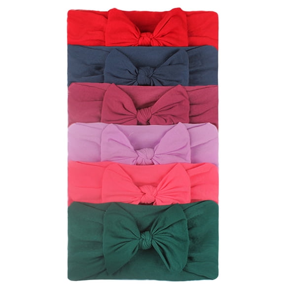 Qopobobo Toddler Hair Accessories Baby Bows Headbands Nylon Baby Girl Headbands Soft Handmade Hairbands Toddler Hair Accessories for Girls Baby B,One Size