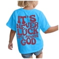 thumbnail image 1 of Qopobobo Toddler Shirts Girls Birthday Girl Shirt Girl Shirts Toddler Kid Girls Tie Dye T-Shirt Birthday Outfits Summer Tees B-Day Gifts Party Tops Sky Blue,11-12 Years, 1 of 6