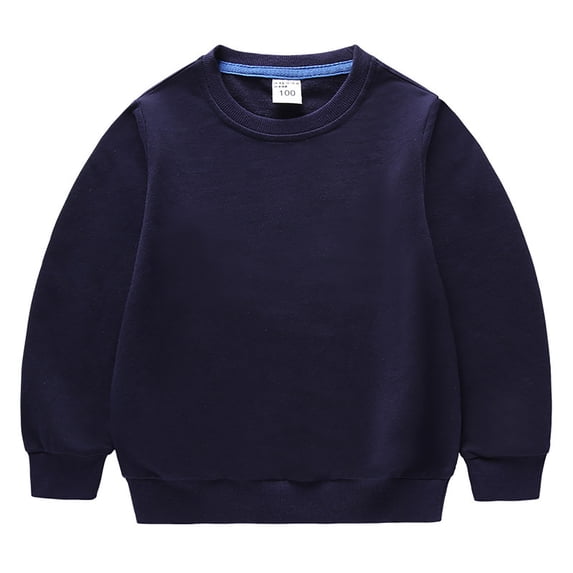Qopobobo Toddler Sweater Girls Boys Sweaters And Hoodies Toddler Boy Girl Clothes Baby Football Sweatshirt Letter Embroidered Long Sleeve Pullover Shirt Top Navy,5-6 Years