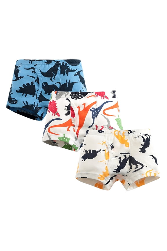 Toddler Underwear Boxers For Boys Baby Potty Training Pants Cotton Absorbent Training Underwear for Toddler Boy and Girls White,5-6 Years