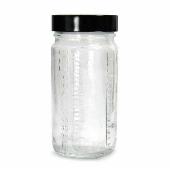 Qorpak Round Grad Beaker w/ Cap 240ml,PK24 GLC-01552