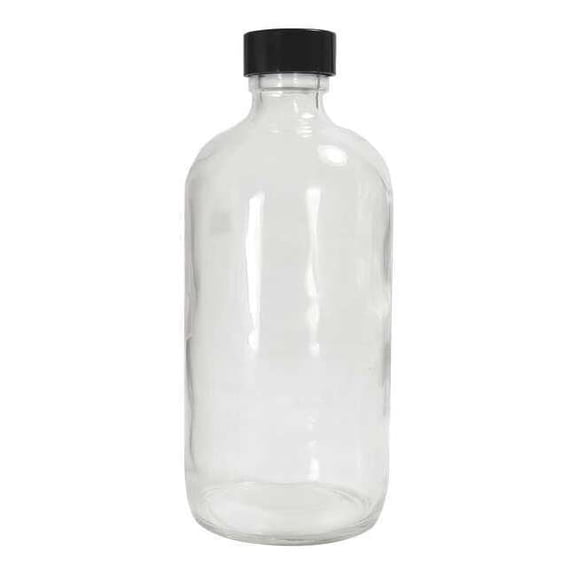 Qorpak Bottle,Narrow,32 Oz,Boston Round,PK12 GLC-01211