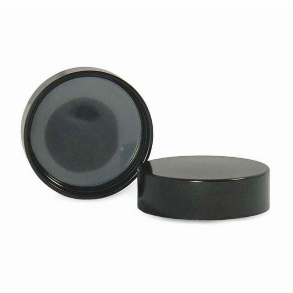 Qorpak Cap, Wide Mouth, Black, 89-400mm, PK240 CAP-00087