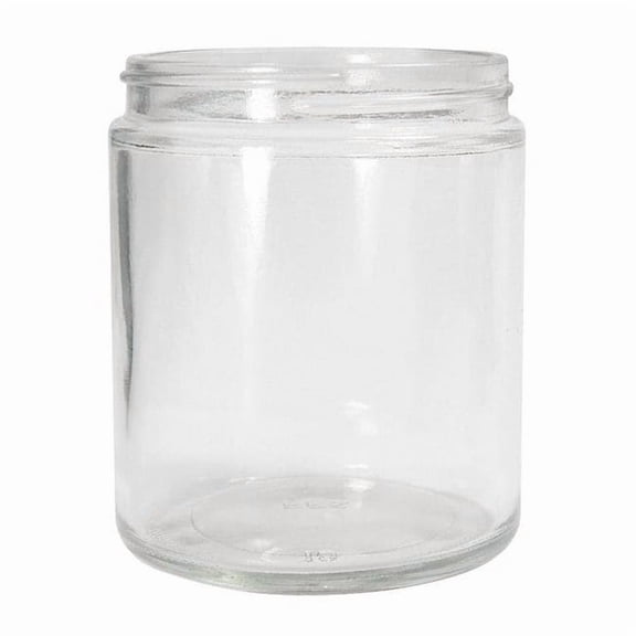 Qorpak Jar,480 mL,169 mm H,Clear,PK12 GLA-00866