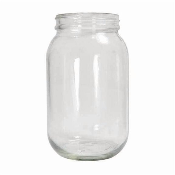 Qorpak Jar,Translucent,32 oz,Glass,180mm H,PK12 261438