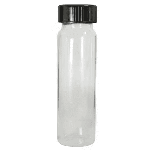 Qorpak Sample Vials 20mL 4 Dram Borosilicate Glass 24-400 Screw Cap Clear Laboratory 72 Pack