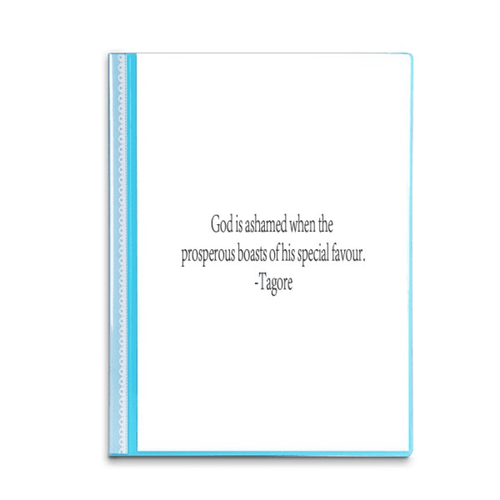 Qoutes Famous People Healing God Prosperous Book Sheet Protectors Portfolio Binder Folder