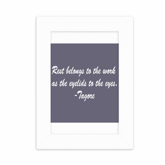 Qoutes Famous People Healing Rest Work Eyelid Eyes Desktop Photo Frame Picture Display Decoration Art Painting