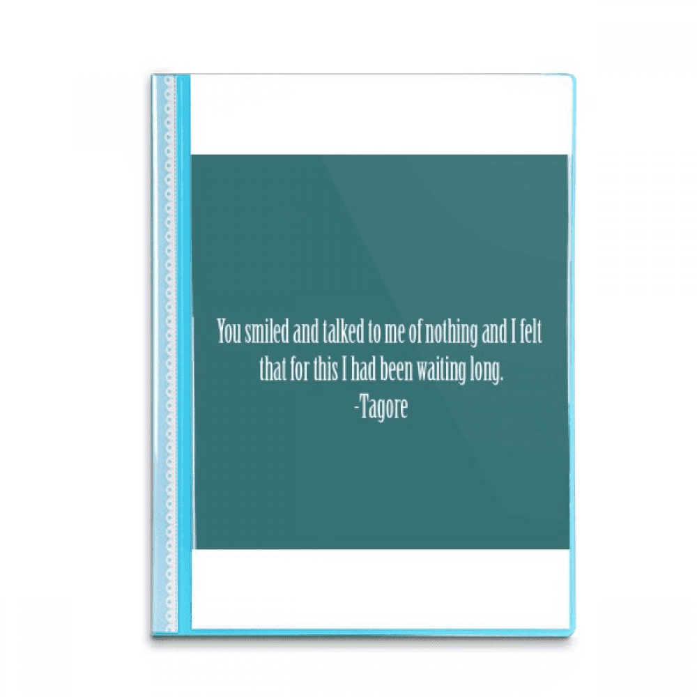 Qoutes Famous People Healing Waiting For Sle Book Sheet Protectors Portfolio Binder Folder