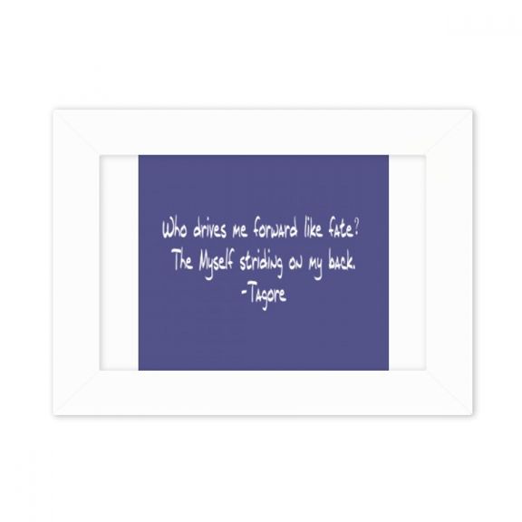 Qoutes Famous People Healing Who Lead Me Like Fate Photo Mount Frame Picture Art Painting Desktop 5x7 inch