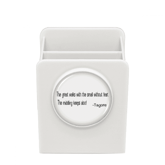 Qoutes Healing Sentences Great Walk Aloof Desk Pencil Holder Cup Pen Organizer