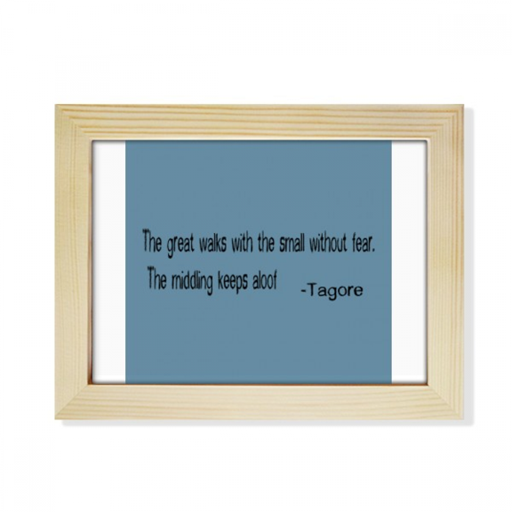 Qoutes Healing Sentences Great Walk Aloof Desktop Photo Frame Picture Art Decoration Painting 6x8 inch