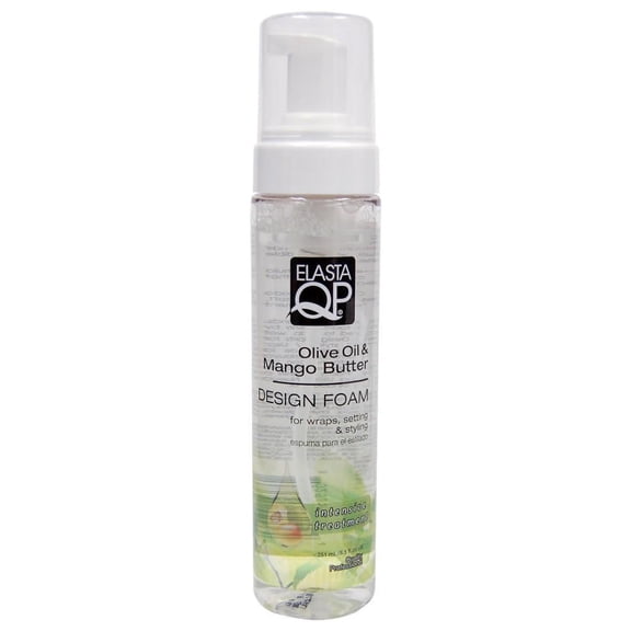 Qp Olive Oil & Mango Butter Design Foam, 8.5 Oz.