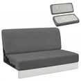 thumbnail image 1 of Qpednta 2-Piece Dark Gray RV Couch Covers Washable RV Sofa Bed Covers Super Stretch Elastic, Slipcovers for Jackknife Camper Couch, for Rvs and Home Living Rooms, Machine Washable, 1 of 7