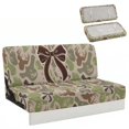thumbnail image 1 of Qpednta Camo Green Bow RV Couch Covers for Jackknife Sofa Bed 2-Piece Seat Covers & Stretchable Backrest for Campers, Travel Trailers, and Home Living Rooms, 1 of 7