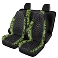 thumbnail image 1 of Qpednta Camo Green Car Seat Covers Full Set 4 Pack Easy to Install Front Seat Protector Auto Seat Rear Split Bench Cover Universal Automotive Seat Cover Accessories, 1 of 7