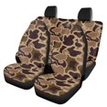 thumbnail image 1 of Qpednta Car Accessories Set Duck Camo Brown Car Seat Covers Easy to Install Front and Rear Split Bench for Cars Breathable 4 Pack Vehicle Seat Protector for Car Truck SUV, 1 of 6
