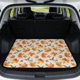 thumbnail image 1 of Qpednta Cargo Liner 29"x39" Pumpkin Hummingbird Trunk Mat All Weather, Premium Polyester Non-Slip Sand Mud Water Resistant Rear Trunk Protector Fits Sedan SUV Truck All Weather, 1 of 7