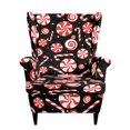 thumbnail image 1 of Qpednta Christmas Candy Wingback Chair Slipcovers Polyester Spandex Armchair Cover 2-Pack Wing Chair Slipcover with Separate Cushion Non Slip Armchair Slipcover for Rental House, 1 of 7