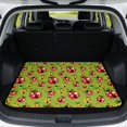 thumbnail image 1 of Qpednta Cute Cherry Trunk Liner 29"x39" All Weather Cargo Mat for SUV, Polyester Carpet Non-Slip Backing Machine Washable Rear Cargo Protector Universal Fits Sedan Truck, 1 of 7