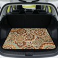 thumbnail image 1 of Qpednta Ethnic Mandala Trunk Mat Cargo Liner 29"x39" Non-Slip Universal, All Weather Machine Washable Polyester Rear Trunk Cargo Liner for SUV Sedan Truck Easy To Clean, 1 of 7