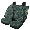thumbnail image 1 of Qpednta Green Mandala Car Seat Covers Full Set for Women Automotive Accessories Universal Fit for Car,Truck,SUV,Vans Elastic Front & Rear Auto Seats Protector, 1 of 7
