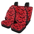 thumbnail image 1 of Qpednta Halloween Bat Car Seat Covers 4 Pcs, Auto Car Front Seats and Rear Bench Cove Universal Car Interior Accessories Automobile Seat Cover for Most Cars Truck Van SUV, 1 of 7