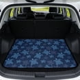 thumbnail image 1 of Qpednta Heavy Duty Blue Turtle Cargo Mat 29"x39" Trunk Liner All Weather, Premium Non-Slip Polyester Carpet Machine Washable Sand Resistant Easy Clean Universal Fit for Sedan SUV Truck, 1 of 7