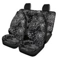 thumbnail image 1 of Qpednta Spider Web Car Seat Covers Sets 4Pcs Front Seat Protector Carseat Rear Split Bench Cover Universal Vehicle Seat Protector Fit Most Car Truck SUV, 1 of 7