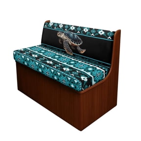 Qpednta Tribal Aztec Turtle RV Dinette Cushion Covers Elastic Replacement Camper Cushion Covers Universal Interior Camper Decor & RV Camper Gift Accessories