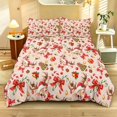 thumbnail image 1 of Qpednta Xmas Deer Bow Duvet Cover Set, Lightweight Bedding Set, Washable Comforter Cover, 3 Pieces Full Bedding Comforter Sets, Bedroom Decor for Guest Room Dormitory, 1 of 7