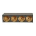 thumbnail image 1 of Q Power HD12 4HOLE Heavy Duty Quad 12" Sealed Subwoofer Enclosure Box, 1 of 2