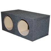 Qpower Empty Woofer Box 2 X 15" Square Style QMPSQ15E