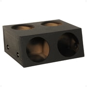 Q Power QBOMB124T Quad 12 Inch Sealed Subwoofer Box with Spray-On Bedliner