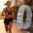 thumbnail image 1 of Qqyida Vibration Reminder Smart Wristband with Sleep Monitoring, Rechargeable Fitness Tracker, Sports Activity Watch, Silicone Material Heart Rate Tracking, for Night Owls and Athletes, D, 1 of 5