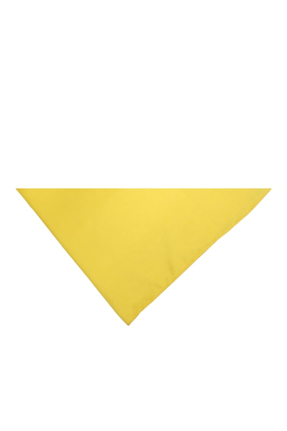Triangle Solid Cotton Bandanas - 10 Pack - Kerchiefs and Head Scarf