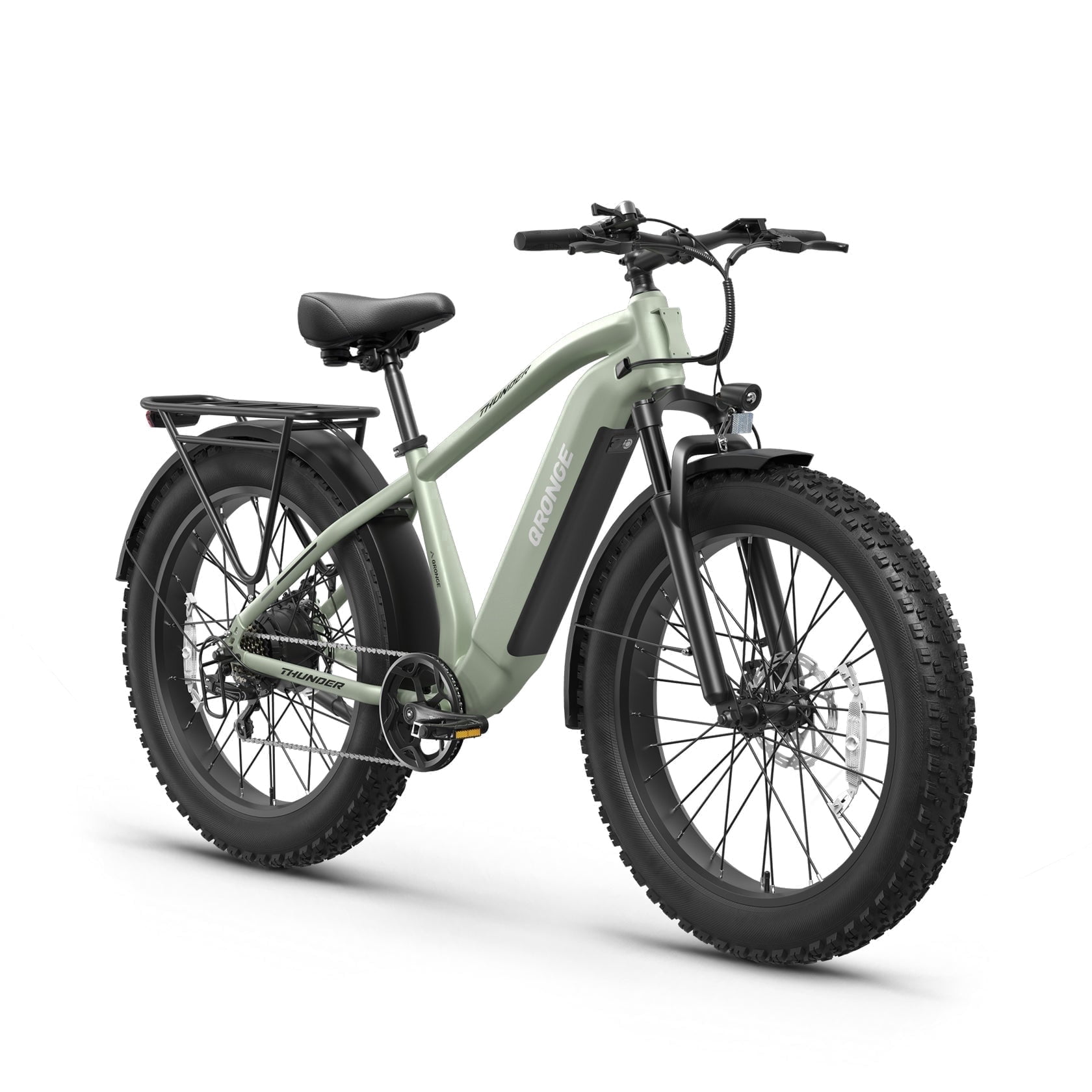 Qronge 26" Electric Bikes for Adults 1800W Peak 70Miles Max Range Fat Tire Ebike 28 mph Top Speed 48V 15AH Battery E-Mountain Bikes, UL2849 by SGS