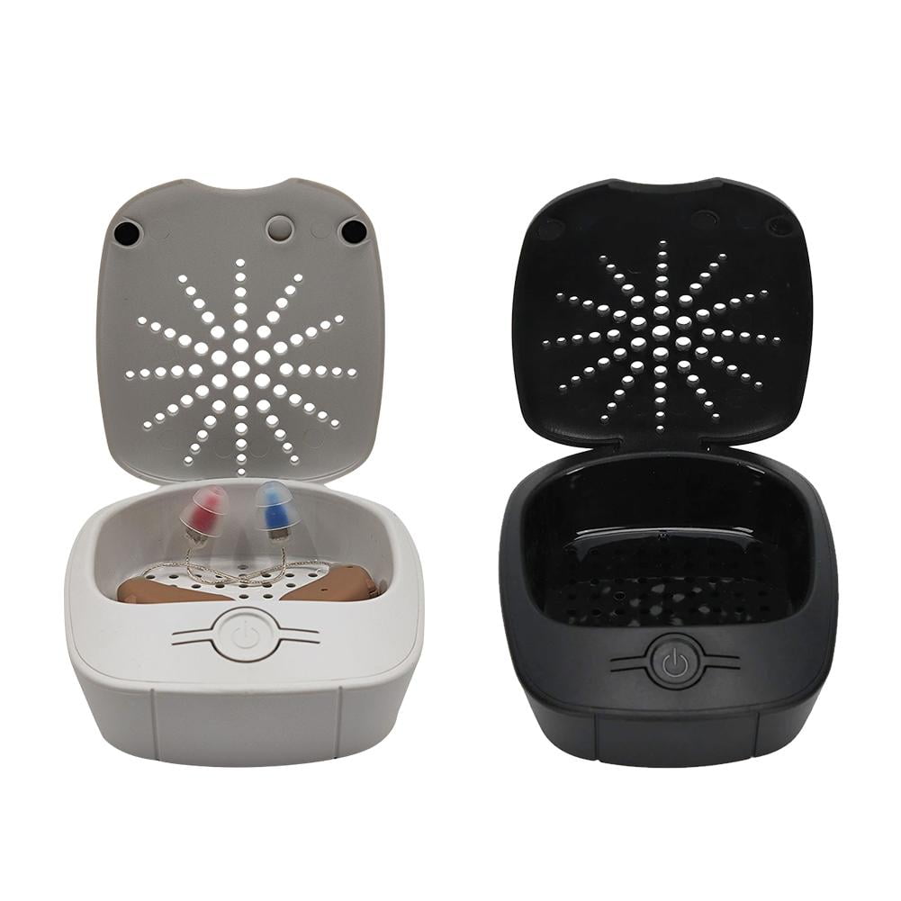 Qsnailfrr Hearing Aid Dryer Moisture Remover Box Hearing Aid Portable