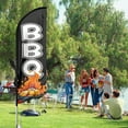 thumbnail image 1 of Qsum 8ft Polyester BBQ Sign Feather Outoor Flag, 1 of 5