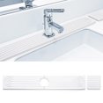 Qtencas Faucet Mat for Sink, Diatomaceous Earth Sink Splash Guard