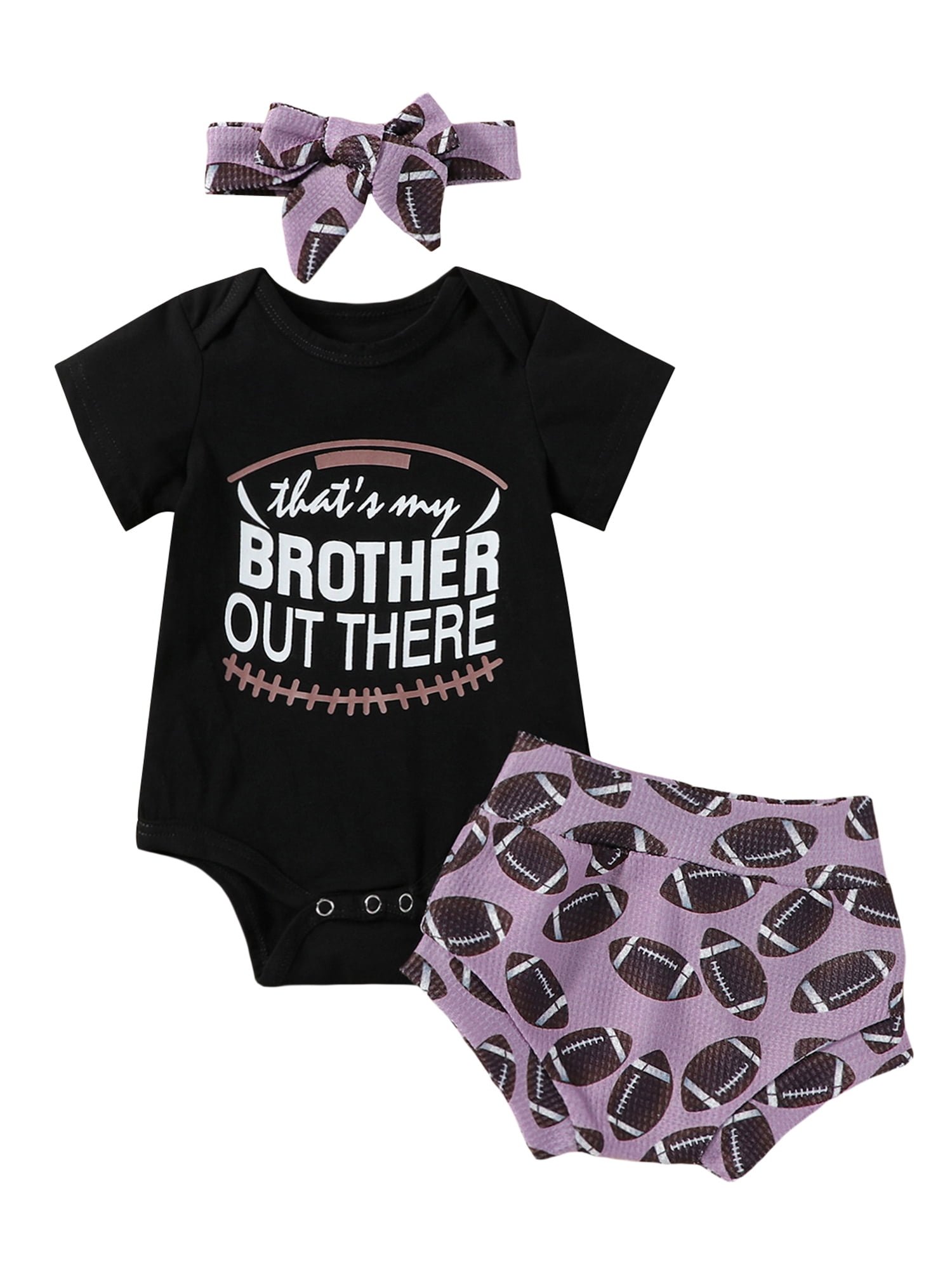 3-Piece Newborn Baby Girl Outfit Set - "Mamas Mini" Bodysuit + Leopard Shorts + Headband