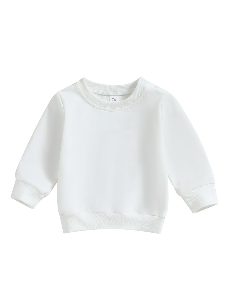 Qtinghua Infant Toddler Baby Boy Sweatshirt Long Sleeve Crewneck