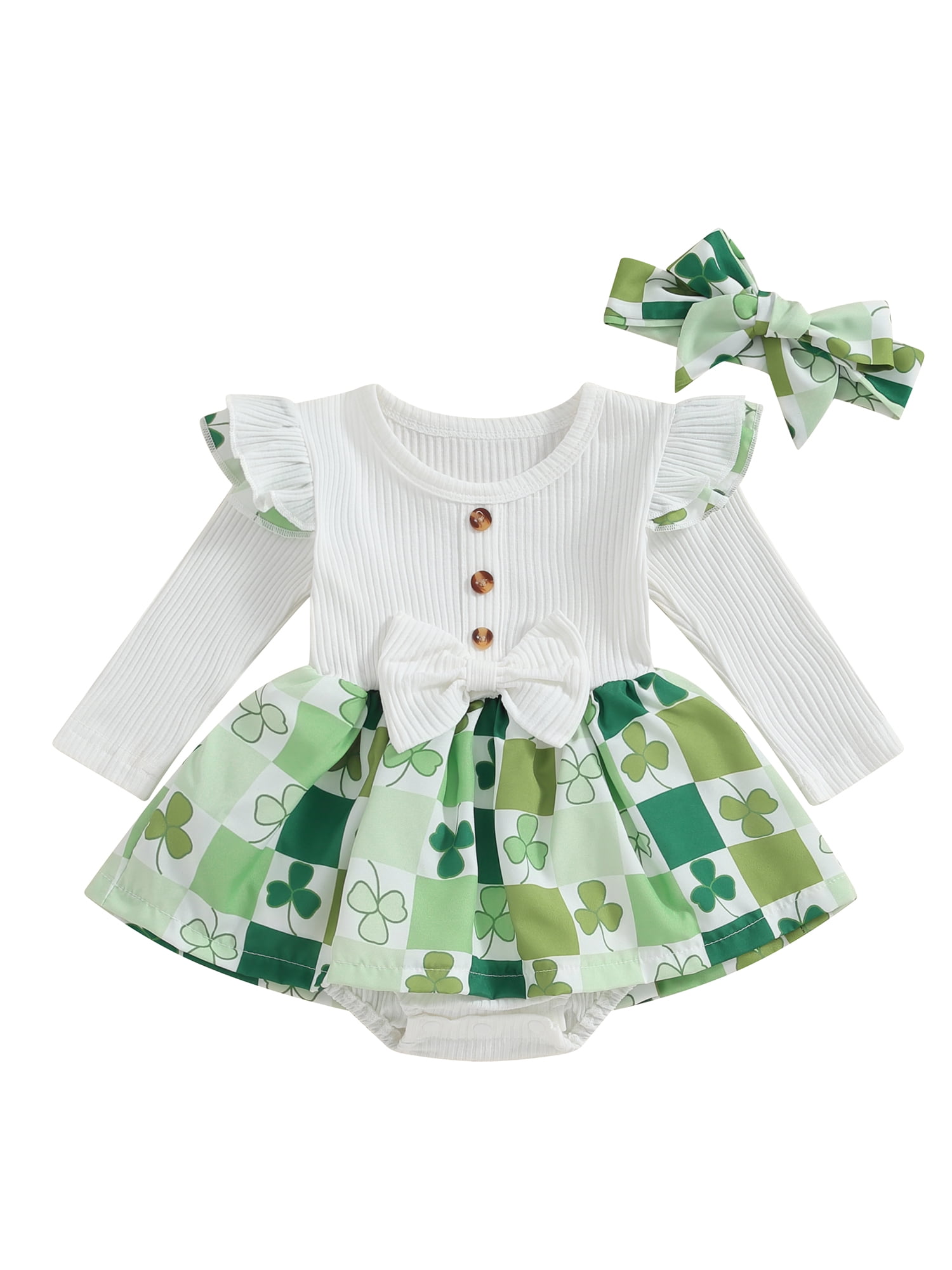 Toddler Baby Boy Girls St. Patrick's Day Sleeveles... – Grandado