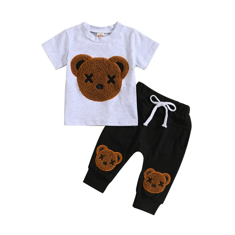 Qtinghua Toddler Baby Boy Summer Clothes